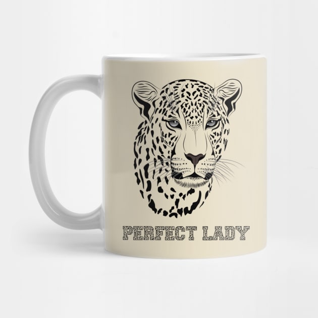 Funny T-Shirt Leopard Perfect Lady by SparkStyleStore